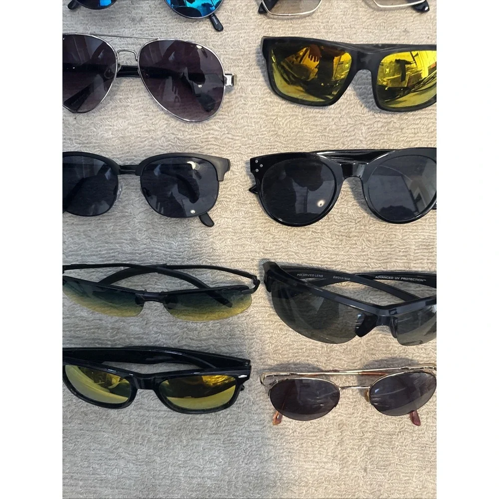 LOT of 64 sunglasses. HUGE  Variety of Styles & Colors- Men's & Women's Limited